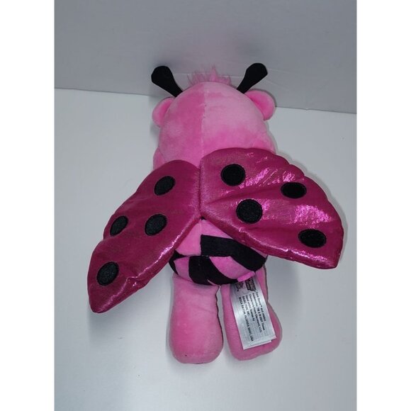 Care Bears Love-A-Lot Bear Plush Toy With Rainbow Belly & Pink Ladybug Wings - Picture 11 of 12